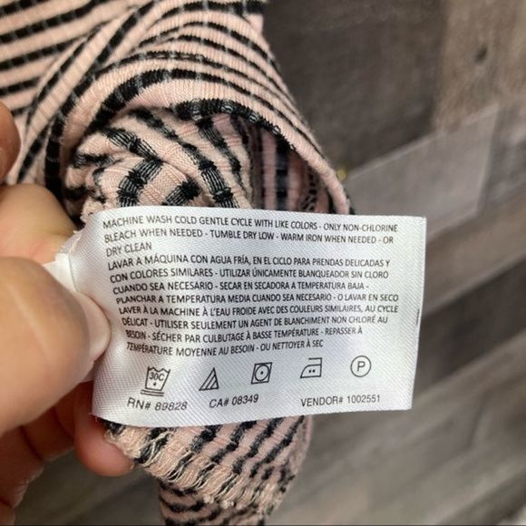 Ella Moss Ava Striped Cross Crossover Top - Picture 9 of 10